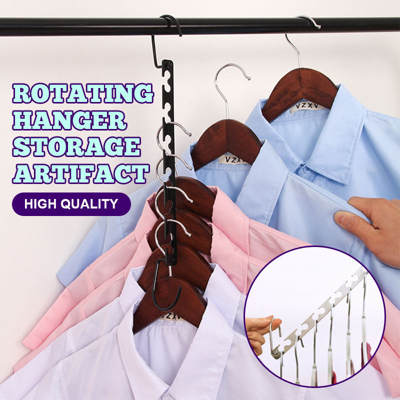 Rotating Hanger Storage Artifact