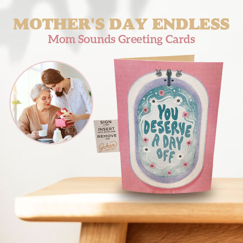 Mother's Day Endless Mom Sounds Greeting Cards