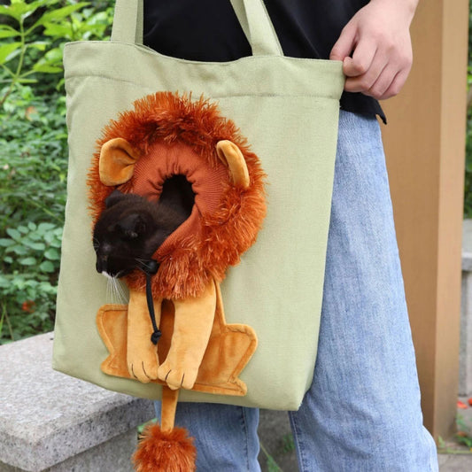 Small Pet Canvas Bag For Cats And Dogs