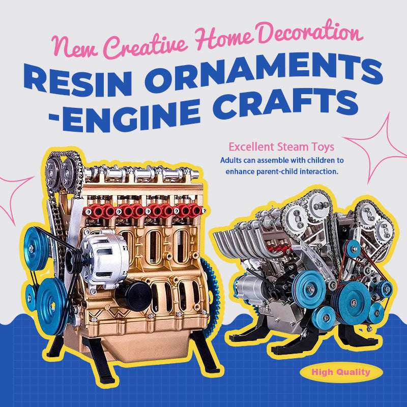 New Creative Home Decoration Resin Ornaments,Engine Crafts