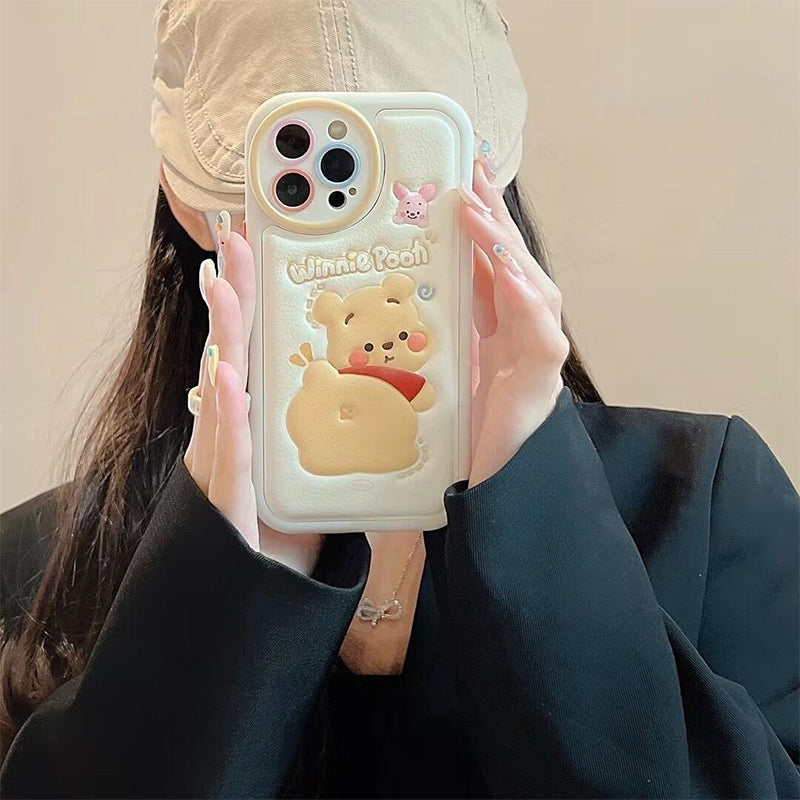 Cartoon Cute Butt Winnie The Pooh Phone Case