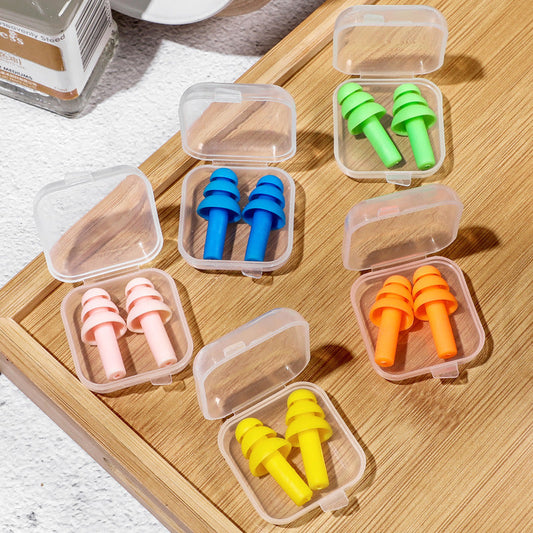 Spiral Solid Silicone Ear Plugs