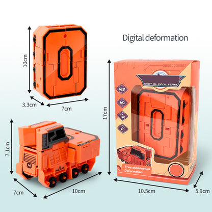 Children's Digital Transformation Robot Toy