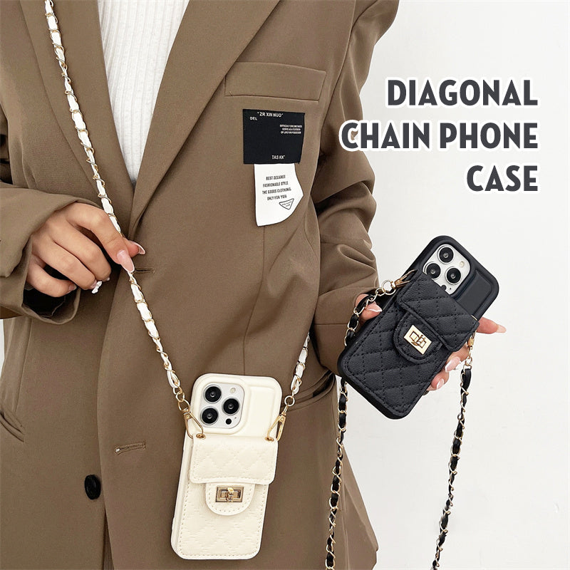 Diagonal Chain Phone Case