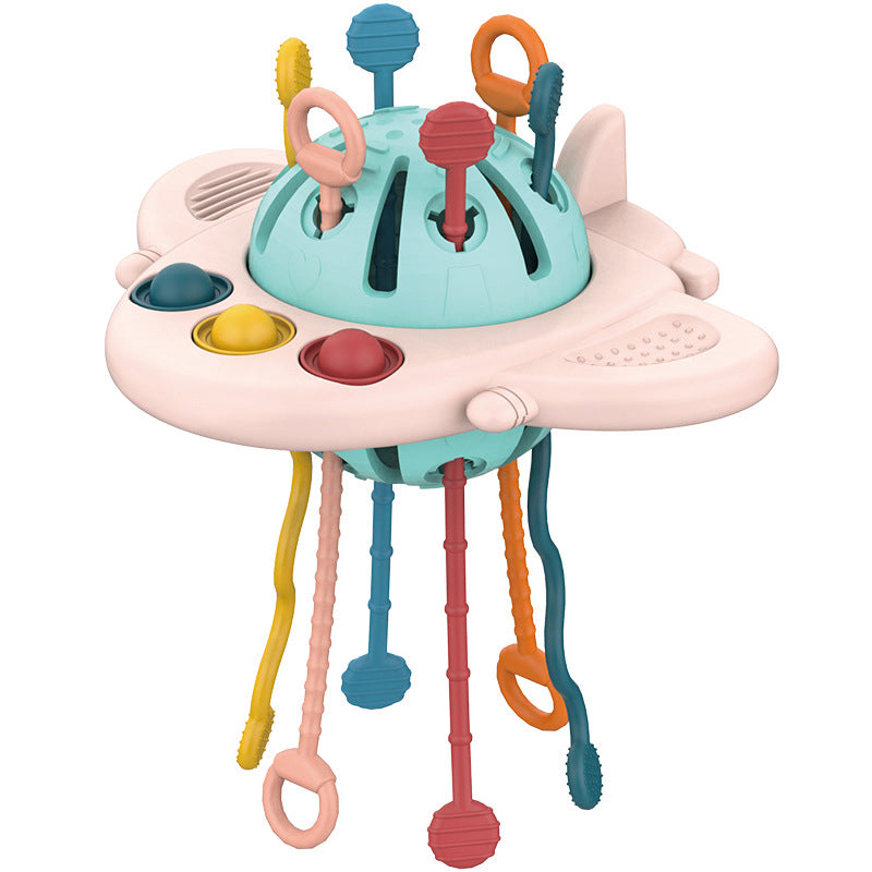 Montessori UFO Silicone Pulling Toy