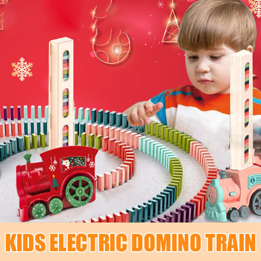 Kids Electric Domino Train