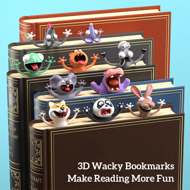 3D Wacky Bookmarks Make Reading More Fun