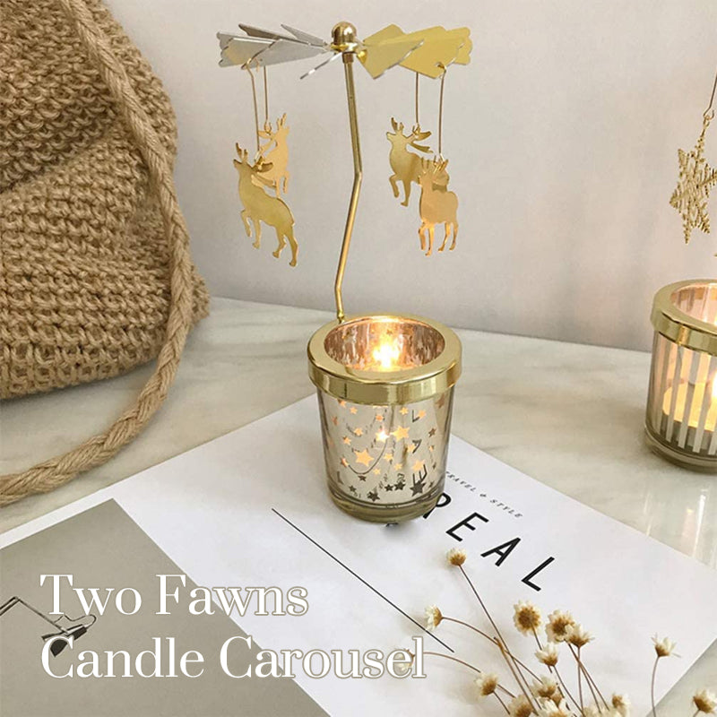 Two Fawns Candle Carousel