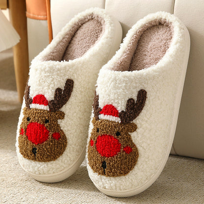 New Christmas Plush Cotton Shoes