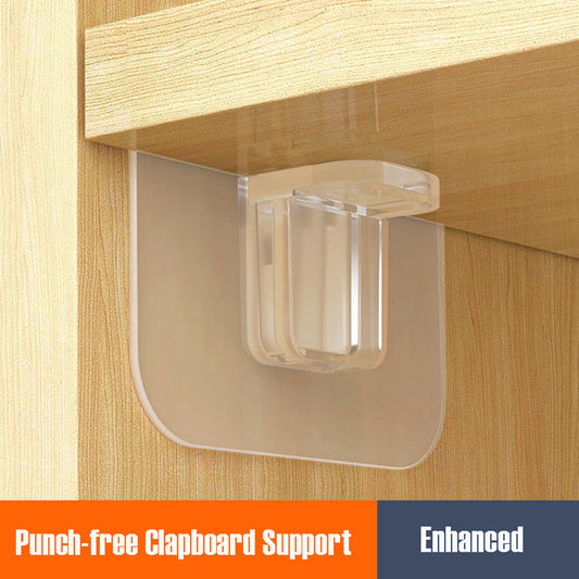 Punch-free Clapboard Support