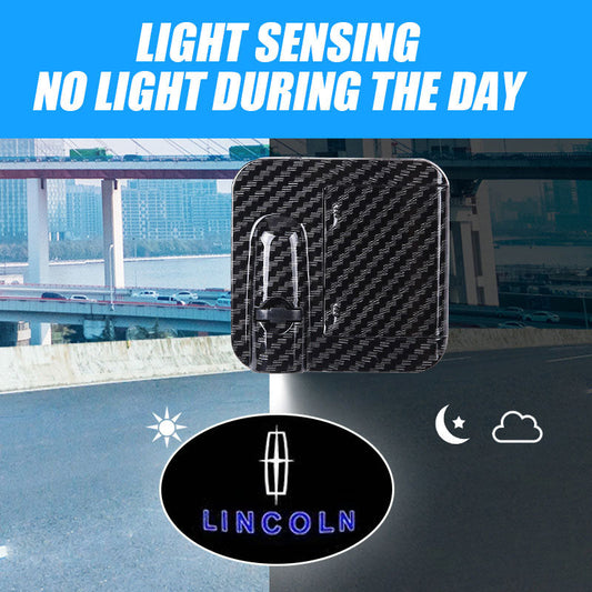 Lincoln  Wiring Free Carbon Fiber Welcome Light