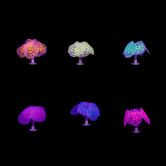 Silicone Software Simulation Coral With Fluorescent Effect