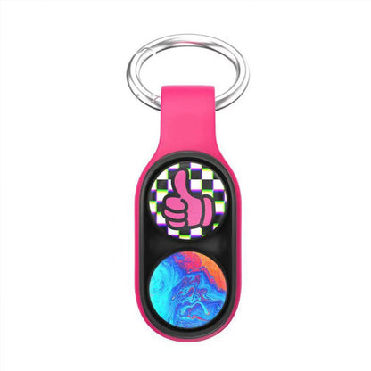 Finger Decompression Toy Keychain