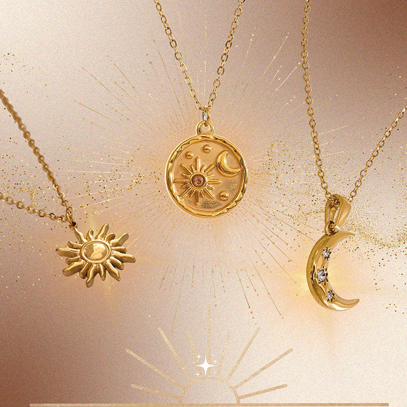 Sun and Moon Necklace