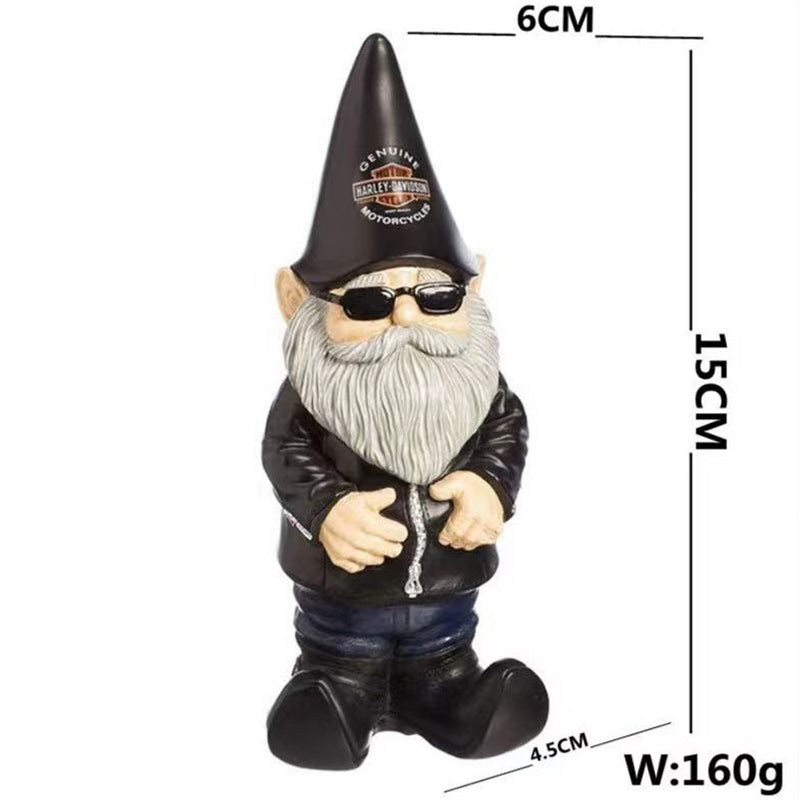 The Harley-Davidson Gnome Statue