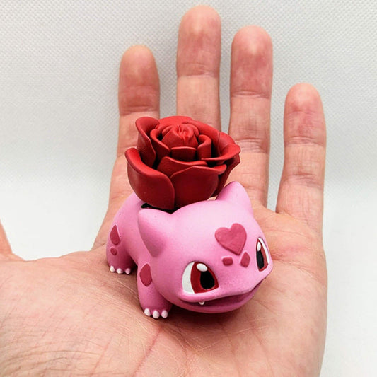 Rose Bulbasaur Valentine Figure