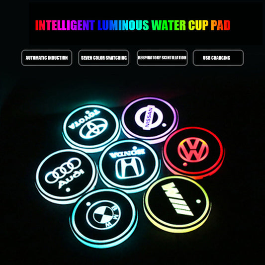 Car LED Cup Holder Lights