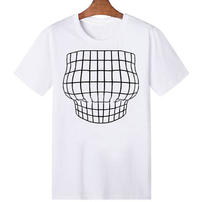 Illusion line T-shirt