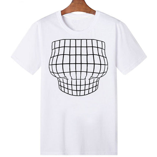 Illusion line T-shirt