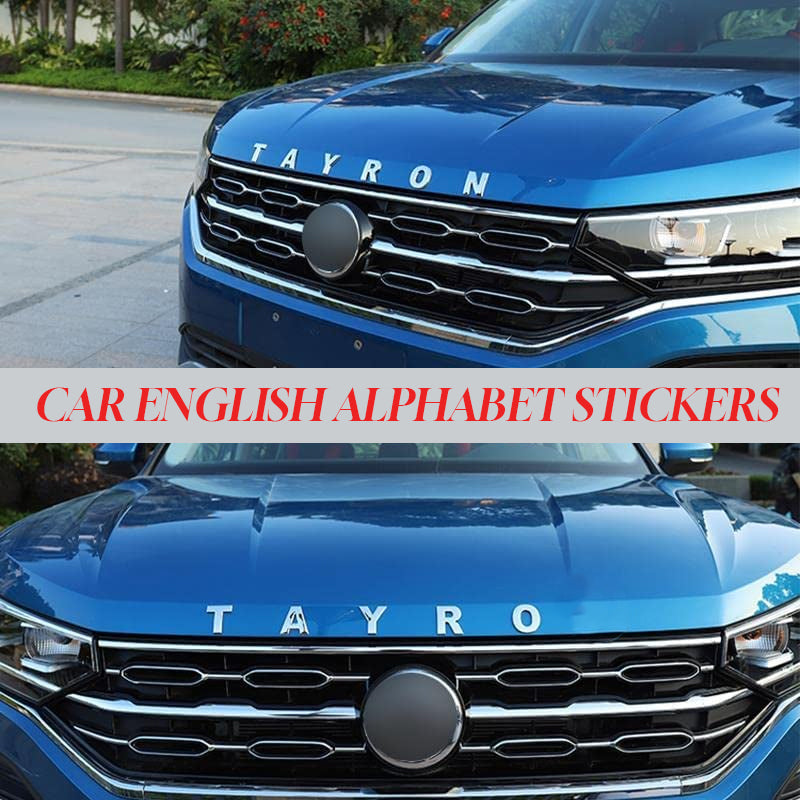 Car English Alphabet Stickers