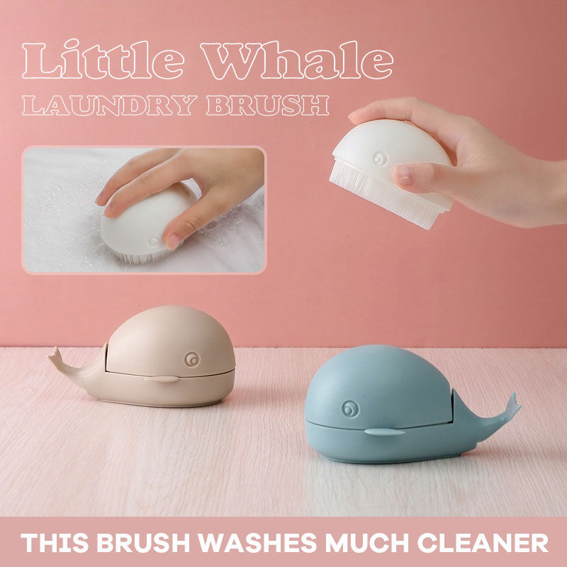 Little Whale Laundry Brush