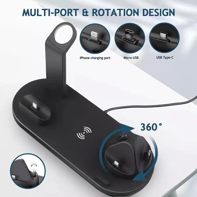 5-In-1 Wireless Charger Station