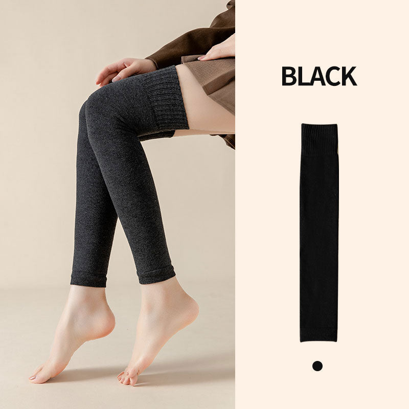 Winter Over Knee High Footless Socks for Women