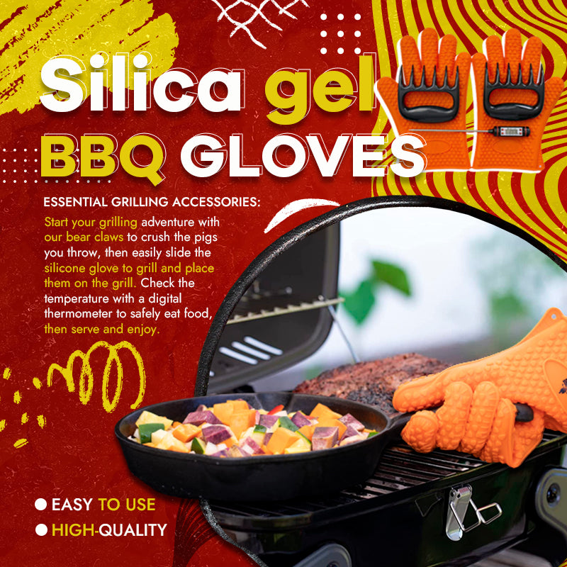 Silicone BBQ Gloves (Set of 5)