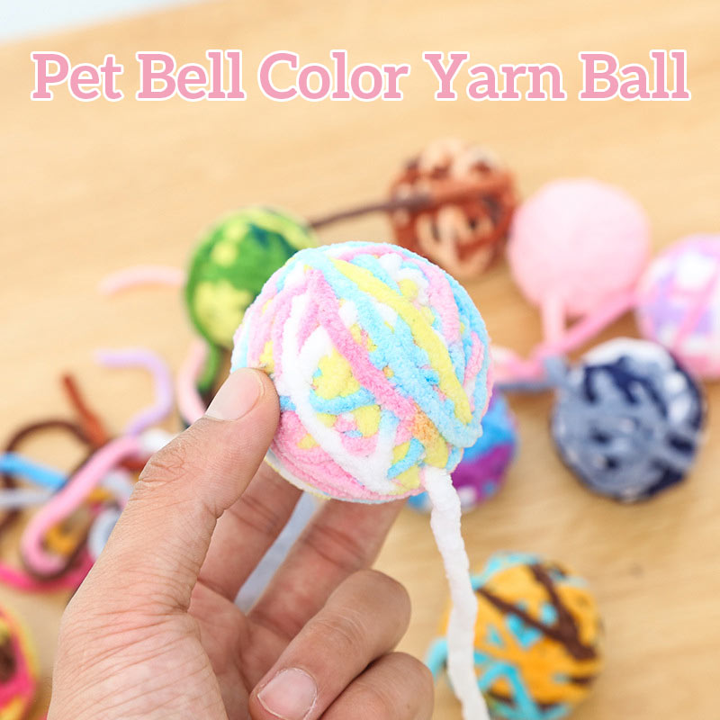 Pet Bell Color Yarn Ball