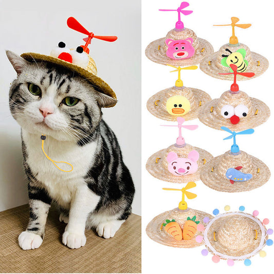 Pet Straw Hat