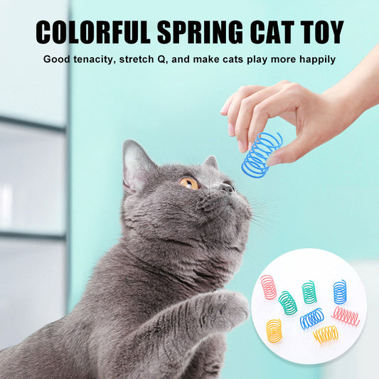 Colorful Spring Cat Toy (30 Pcs)