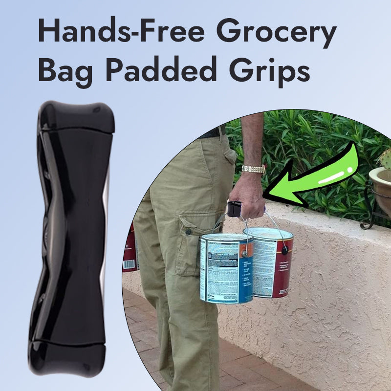 Hands-Free Grocery Bag Padded Grips