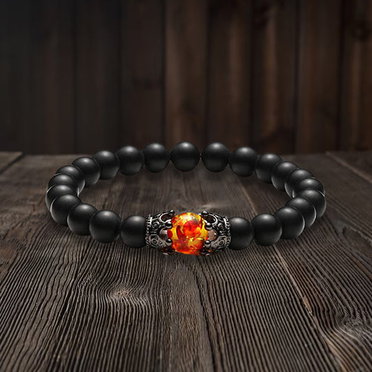 Black Magnet Zirconium Bracelet