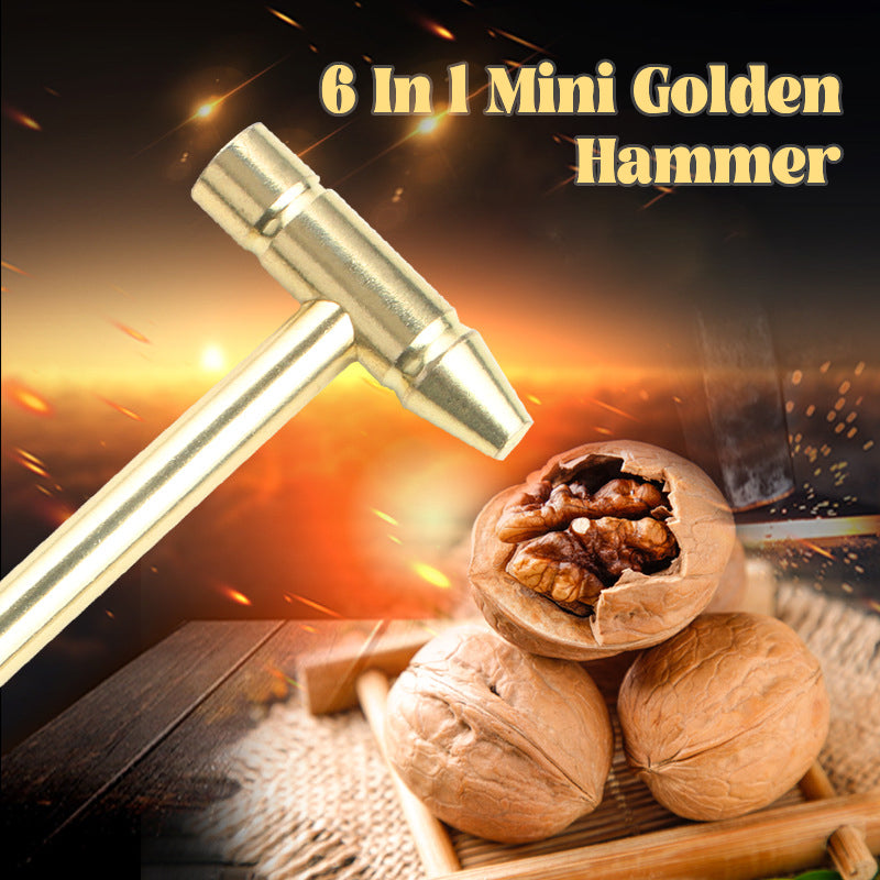 6 In 1 Mini Golden Hammer