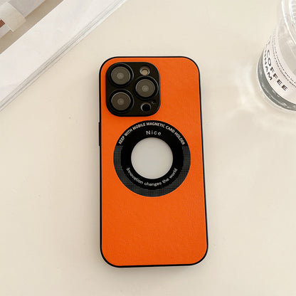 Magnetic Leather Phone Case