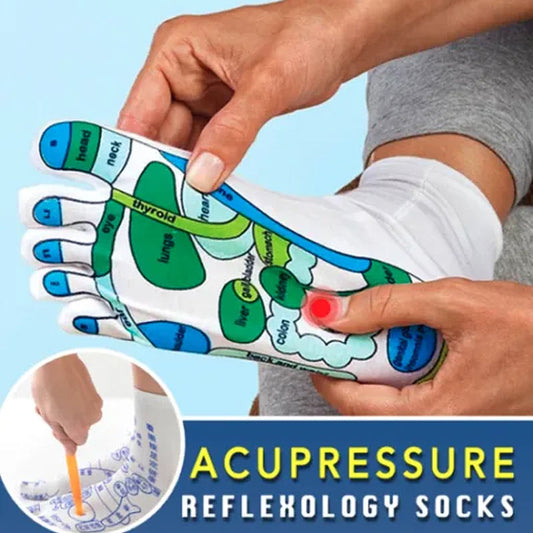 Acupoint Map Foot Massage Socks