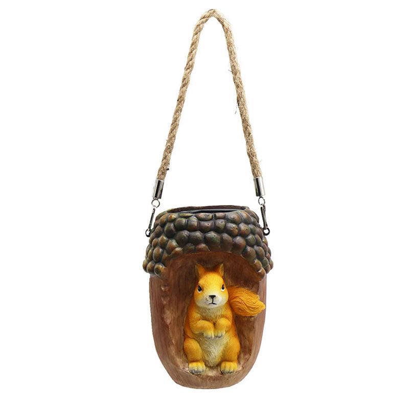 Squirrel Figurine Gift Solar Lamp