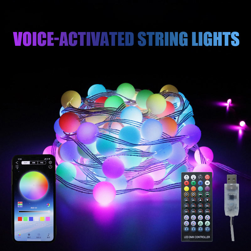 Voice-Activated String Lights