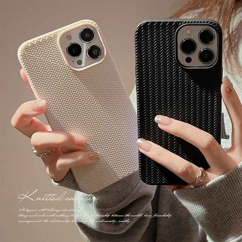 Geometric Plain Textured Phone Case