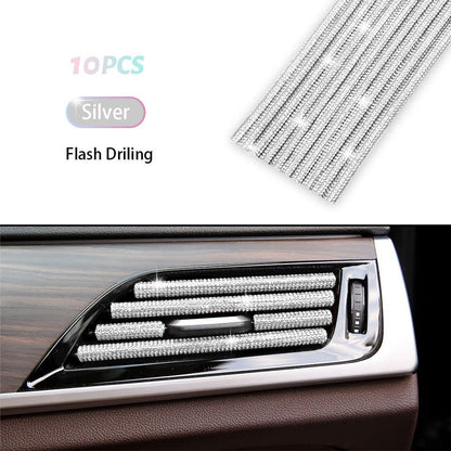 Diamond-studded Car Air Vent Trim