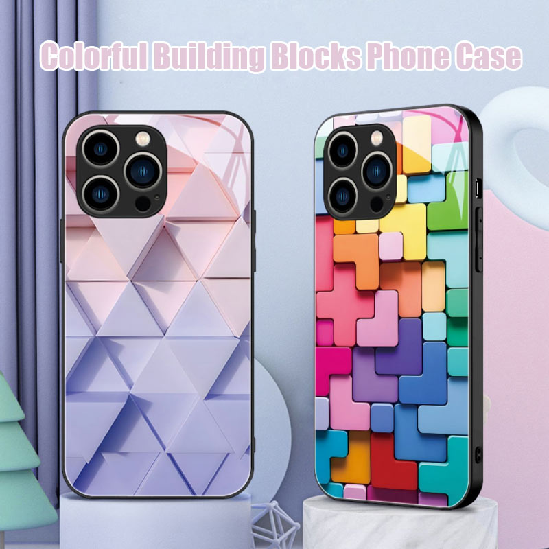 Colorful Building Blocks Phone Case