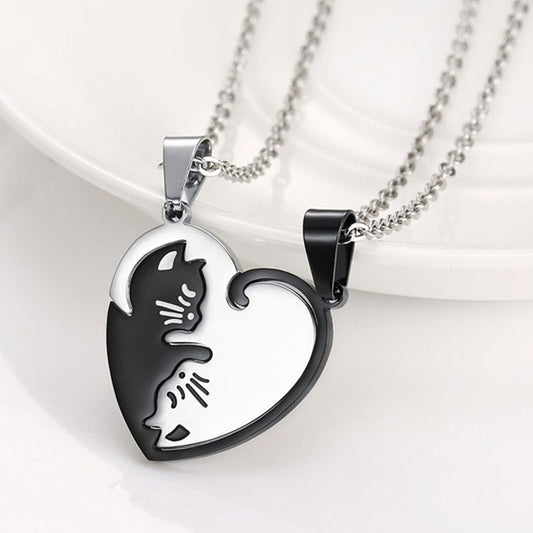 Little Kitty Couple Necklace