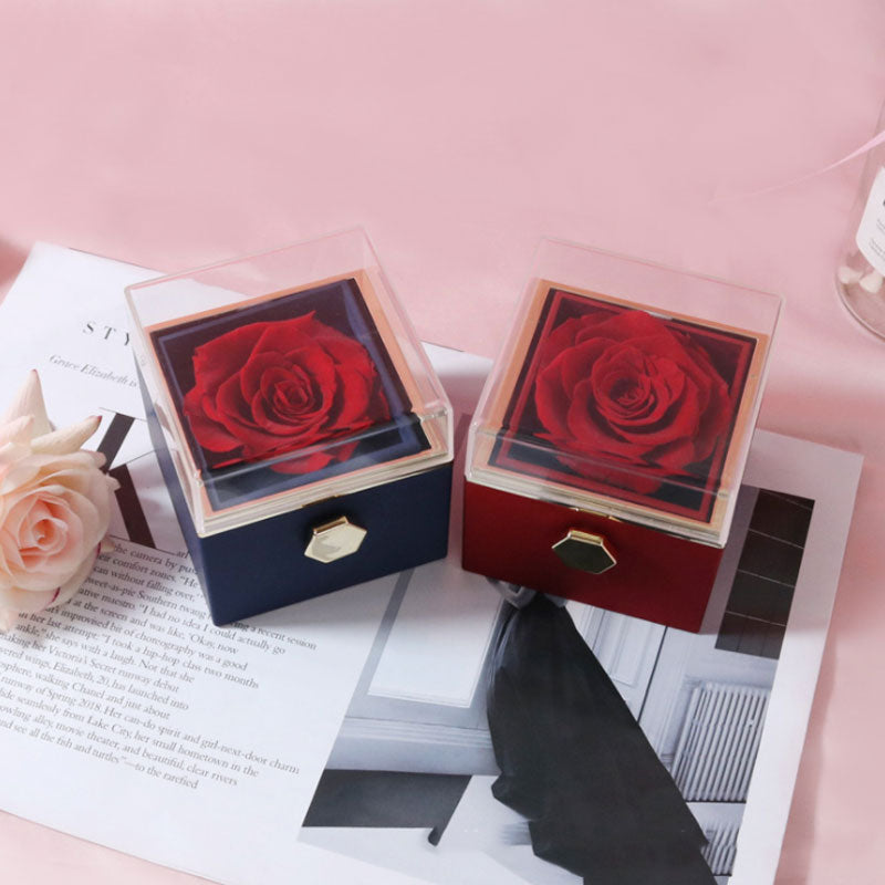 Rotating Rose Ornament Box