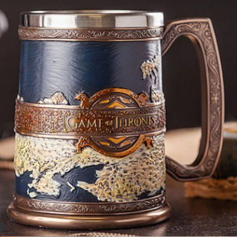 Stainless Steel Resin Mug