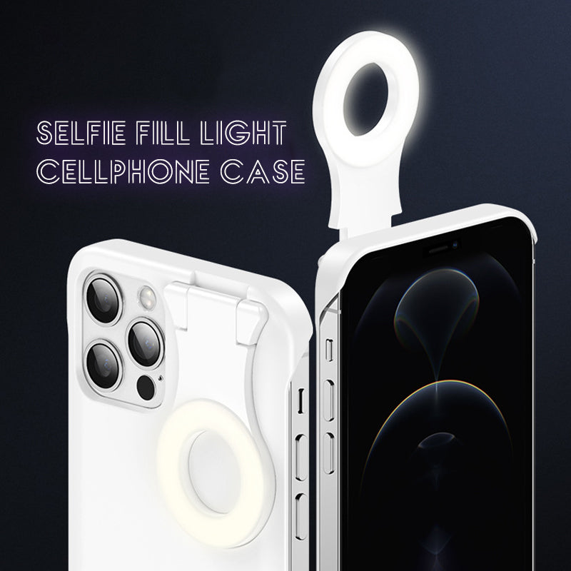 Fill Light Selfie Beauty Ring Flash Mobile Phone Case