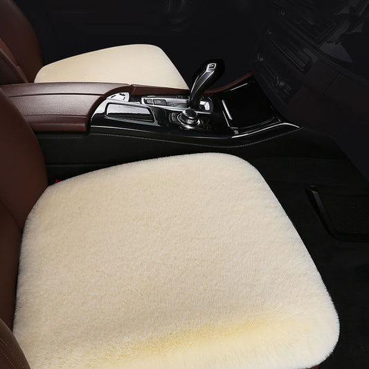 Winter Soft Warm Faux Rabbit Fur car seat Cushion