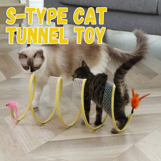 S-Type Cat Tunnel Toy