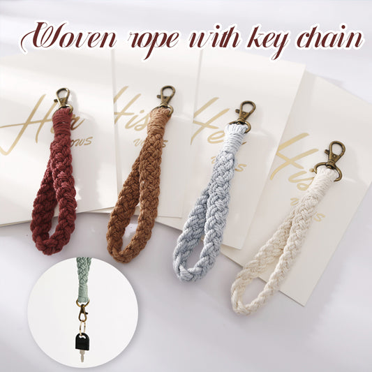 Braided Rope Keychain