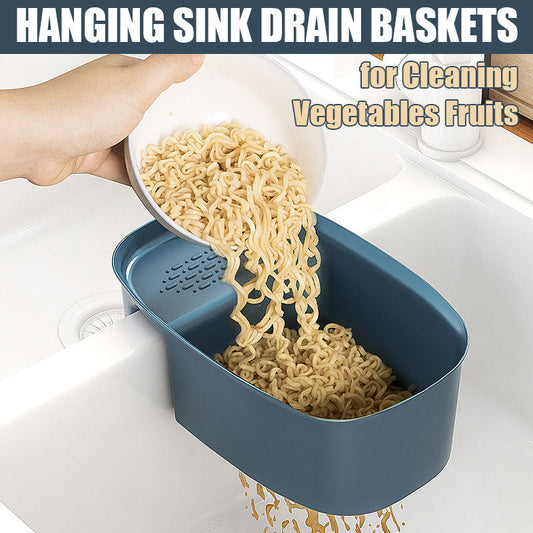 Hanging Sink Drain Baskets for Cleaning Vegetables Fruits