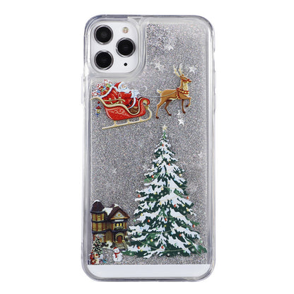 Christmas Theme Glitter Phone Case